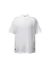 Camiseta de Manga Corta Suelta Estilo Retro Americano Nanxia de Alta Resistencia 350g Hilo Doble Logo Bordado Diseño Desestructurado High Street