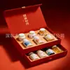 Caixa Colorida Personalizada para Embalagem de Lanches Caixa Dobrável Espessa para Embalagem de Bolo de Confeitaria Caixa de Papel Caixa Colorida para Produtos Assados