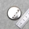 Broche de Disco de 1,5cm-3,5cm com Presilha de Pressão DIY Joias Fundo Redondo Acessórios de Vestuário Distintivo Broche Criativo