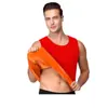 Chaleco térmico de comercio exterior, talla grande, forrado de polar, engrosado, chaleco sin mangas de polar dorado de invierno, camiseta sin mangas para hombre