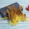 1 Pacote Outlet de Fábrica Amarelo Pena Yong Pena de Frango Cor Pena DIY Joias Suprimentos para Animais de Estimação Artesanato Decoração de Roupas