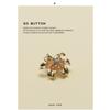 Yesen ESSTUDIO Botón de flor dorada tridimensional Botón de metal Lily Diamond Traje Hebilla decorativa Hebilla de chaqueta