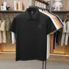 Camiseta tipo polo de malla elástica de algodón de fibra larga Leishibert Xinjiang para hombre, manga corta, transpirable para verano, sin planchar, de manga corta