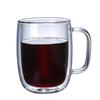 Copo de Vidro Borossilicato Alto Resistente a Altas Temperaturas Camada Dupla Copo de Café Isolado Copo de Vidro de Camada Dupla para Beber Copo de Leite Isolamento Térmico Simples