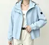 Cortavientos con capucha para mujer, estilo nuevo para Primavera y Otoño 2026, tamaño pequeño, casual para exteriores, chaqueta corta con cremallera a prueba de viento