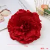 Flor de peonía simulada de gran venta transfronteriza, cabeza de flor, decoración del hogar, flor artificial, arreglo de flores de mesa, flor decorativa para recepción de bodas y hoteles