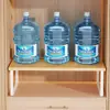Estante de almacenamiento para armario, estante de gabinete, estante interior en gabinete, organizador de almacenamiento para microondas de escritorio, panel divisor de gabinete de cocina