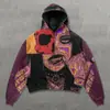 Nova Moletom com Capuz Impresso em 3D para Exportação Transfronteiriça Marca Tendência Jaqueta High Street Hoodie Jaqueta Masculina e Feminina Top Personalizado