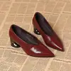 Zapatos Planos de Tacón Grueso con Punta Puntiaguda y Estampado de Serpiente Poco Profundos, Tendencia Primavera/Otoño 2026 para Mujer, Fáciles de Usar y Versátiles