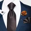 Venta Caliente Transfronteriza para Hombre Negocios Gama Alta Corbata Formal de Bolsillo para Negocios Set de Corbata 8cm Grande Suministro Listo