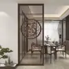 Talla de Madera Dongyang Hecho a Medida Estilo Chino Nuevo Madera Maciza Celosía Puertas y Ventanas Estilo Antiguo, Biombos, Mamparas, Paredes de Fondo, Divisores Modernos para Entrada