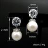 Pendientes de Perla de Imitación Retro Franceses Cao Shi, Pendientes de Moda y Sencillos, Pendientes de Gama Alta, Exquisitos y Compactos