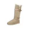 Primer Encuentro Ji Suela Gruesa Dos Usos Aterciopelado Engrosado Botas de Nieve Mujer Invierno Cálido Moda Zapatos de Algodón Versátiles Modernos Botas Largas de Media Caña