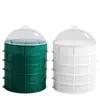Tapa Multifuncional para Verduras para el Hogar, Tapa Hueca Multicapa para Sobras, Tapa para Sobras de Comida para Mesa de Comedor, Cesta de Drenaje, Tapa Integrada, a Prueba de Insectos