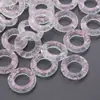 Padrão de Nuvem Transparente Anel de Corrida Contas de Vidro Acessórios DIY Chaveiro Artesanal Pulseira Acessórios de Pingente Transmissor de Luz Joias