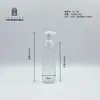 Frasco Borrifador Transparente Fosco de 150ml para Removedor de Maquiagem com Senso de Design, Material de Embalagem Plástico PET para Produtos de Cuidados com a Pele em Emulsão Aquosa e Essência