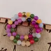 Pulseras Coloridas que Cambian de Color, Pulseras DIY de Mica Marina que Cambian de Luz con Accesorios de Calabaza, Pulseras Coloridas de Múltiples Círculos, Estilo Popular