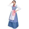 Comercio Exterior Caliente Traje de Cerveza para Mujeres Adultas Vestido Largo Cos Disfraz de Sirvienta de Mansión Disfraz para Actuación en Escenario