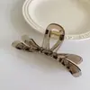 Pinzas Grandes de Garra Extensiones Pasador Coreano Retro Francés Recogido en la Parte Trasera de la Cabeza para Mujeres Clip Elegante para el Cabello Accesorio para el Cabello