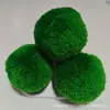 En Stock 6.5cm Extra Grande Pom Pón Bufanda Gorro de Hilo Cachemir Colgante con Hebilla de Bucle Bola de Arándano Bola de Hilo Fino
