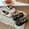 Sapatos Femininos 2026 Nova Coleção Primavera e Outono Sola Macia Estilo College Sapatos de Princesa Sapatilhas Mary Jane Infantis