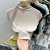 Camiseta blanca modal para mujer, sin mangas, interior fino, verano 2023, nueva camiseta corta ajustada pura