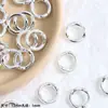 Cuentas Espaciadoras Huecas de Metal Plateado de Aleación Accesorios para Pulsera Collar Hecho a Mano DIY Materiales para Abalorios Al por Mayor
