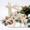 Xingcheng adornos decorativos de madera navideños transfronterizos adornos para escaparates de pueblos navideños creativos DIY hechos a mano Navidad
