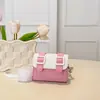 Bolsa infantil da moda para menina bolsa quadrada pequena colorida da moda porta-moedas bolsa Cambridge para menina bolsa de ombro transversal Nova