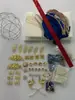 Seis Dragones Tres Fénix Corona Paquete de Materiales Accesorios DIY Corona Ceremonial Hanfu