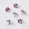 Pedrería sin base de Cristal K9, Pedrería Cuadrada con forma de Huevo de Paloma para Uñas, Accesorios para Uñas, Bolas de Pedrería para Uñas, Anillos Plateados