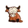 Cuentas de Silicona de Vaca de las Tierras Altas Transfronterizas con Agujeros Pulsera DIY Collar Materiales para Joyería Cuentas de Animales Cuentas Sueltas Venta al por Mayor