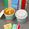 Copo de Café Descartável com Tampa, Copo Especial Espesso de Camada Dupla para Bebidas Quentes, Copo de Papel para Café com Logo Personalizado