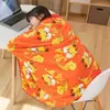 Uau Manta de Flanela com Estampa de Desenho Animado Fofo Cobertor de Ar Condicionado para Almoço Cobertor de Dormir Infantil Colcha de Ar Condicionado Xale para Adulto