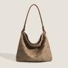 Bolsa Tote Grande para Deslocamento para Mulheres 2026 Outono e Inverno Nova Bolsa de Mão Versátil Bolsa de Ombro Moderna de Axila Trendy