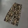 Pantalones de chándal oscuros con letras, estilo callejero hip-hop, pantalones largos casuales personalizados nuevos, deportivos, gótico europeo y americano, retro Y2K, estampado