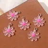 Resina Pequeña Flor Estilo Hyuna Margarita Fresca Colgante Llavero Bolsas Accesorios Accesorios A1