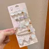 Presilhas de Cabelo de Verão, Grampos de Cabelo de Concha, Presilhas Série Oceano, Presilhas Laterais de Franja Estrela do Mar, Acessórios de Cabelo Estilo Férias de Verão