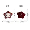 Nuevo accesorio decorativo de conejito de orejas largas, lindo, de dibujos animados tridimensionales, bordado, relleno de algodón, para accesorios de cabello, bolsos y ropa DIY