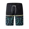 Shorts de Verão Masculino Esportivo Casual Slim Fit Secagem Rápida Costura Masculina Estampa Floral Moda Tendência Cool Calças de Praia