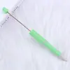 Canetas Goo Criativas em Estoque Atacado DIY Fio de Contas Fofo Canetas Esferográficas Canetas de Contas Galvanizadas Eletroplateadas UV Canetas de Contas Gradiente de Três Cores