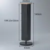 Estante para calcetines, expositor de suelo con panel perforado, bálsamo labial, joyería de papelería, llaveros, pegatinas, ganchos, giratorio