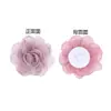 Accesorios de Tela Hechos a Mano con Borde Cosido, Estilo Coreano, Cielo Estrellado Pequeño, Tul, Flor de Rosa para Ropa, Zapatos, Sombreros, Accesorios para el Cabello y Decoraciones