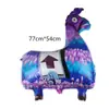 Nuevo Animal Alpaca Fortnite Caballo de Barro Hierba Globo de Película de Aluminio Fiesta Infantil Disfraz Globo Venta al por Mayor
