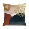 Funda de Almohada Estilo Morandi Abstracto Simple Transfronteriza Funda de Almohada Estampada de Lino Funda de Almohada Decorativa para el Hogar Amazon