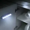 Lámpara de Ahorro de Energía, Luz de Armario de Montaje Libre, Luz de Gabinete, Luz de Noche de Mesita de Noche Tipo Pulsador, Luz de Emergencia LED Larga para Coche