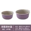 Bacia para lavar vegetais, cesta para lavar e escorrer arroz, peneira plástica de dupla camada para cozinha e sala de estar doméstica, cesta para lavar vegetais, cesta para lavar frutas e filtrar água