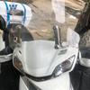 Coche muscle Wolf adecuado para Honda Zhixuan SPACY110 parabrisas cortavientos parabrisas delantero altura ajustable piezas de modificación