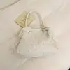 Bolso tote grande de moda estilo coreano para ir al trabajo, nuevo modelo 2026, con estampado de estrellas y lunares, con lazo, para llevar debajo del brazo, bolso escolar para mujer