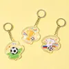 Llavero Personalizado de Fútbol Copa del Mundo 2026 USA-Canadá-México Partido Llavero Acrílico Logo Personalizado Según Tu Diseño